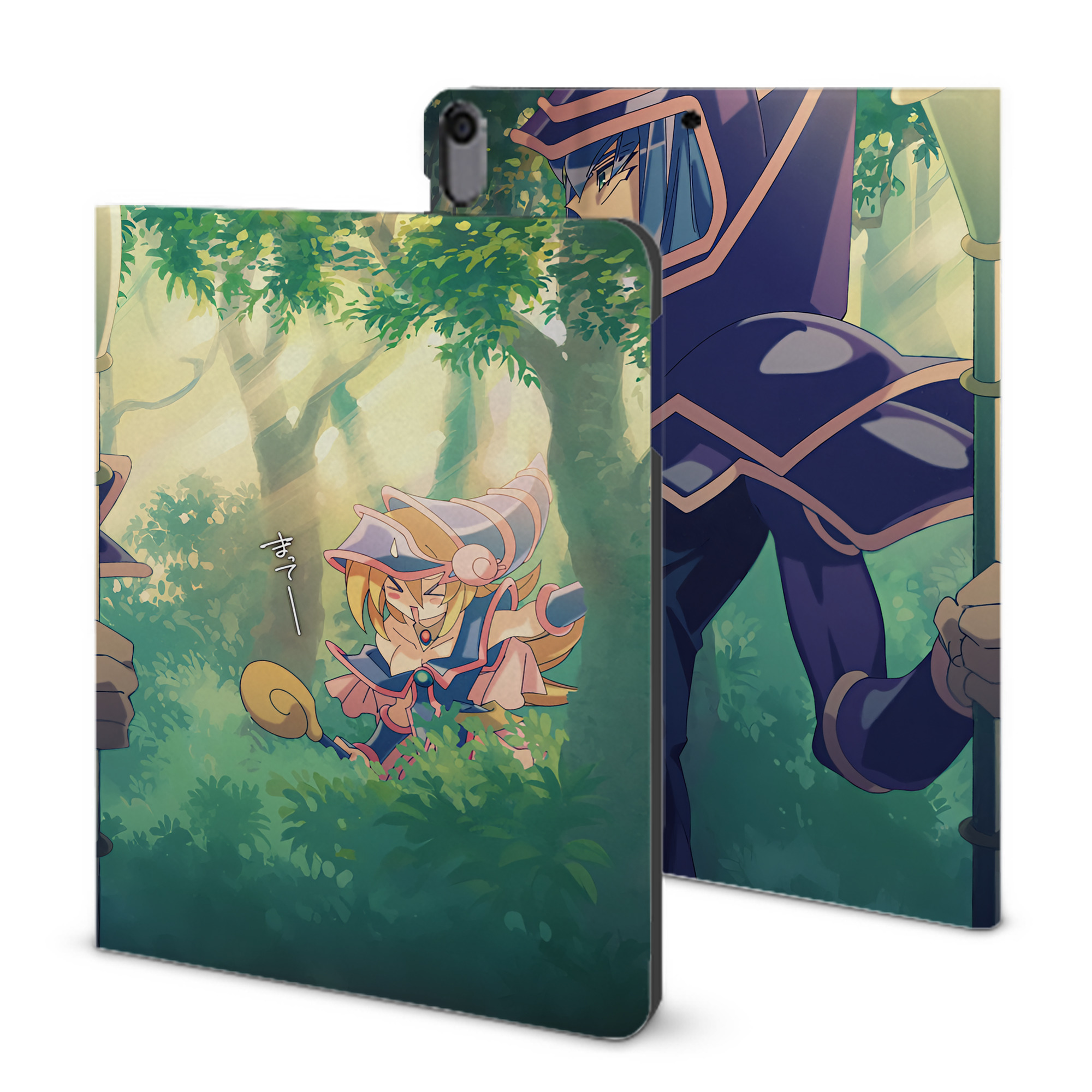 （画像用） 遊☆戯☆王 Yu-Gi-Oh! IPad ケース ブック型 PUレザー TPU 耐衝撃 軽量 薄型 ペン収納なし 全面保護 IPad 各モデル対応